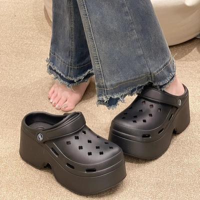 Clogs Women's Sandals Lightweight Outdoor Shoes Summer Garden Shoes Anti Slip EVA Sandals Casual Thick Sole Beach Slides