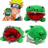 Carteira Anime Naruto Carteira de Moedas Sapo Acessórios de Cosplay Masculino e Feminino Carteira de Pelúcia Presentes de Aniversário para Crianças