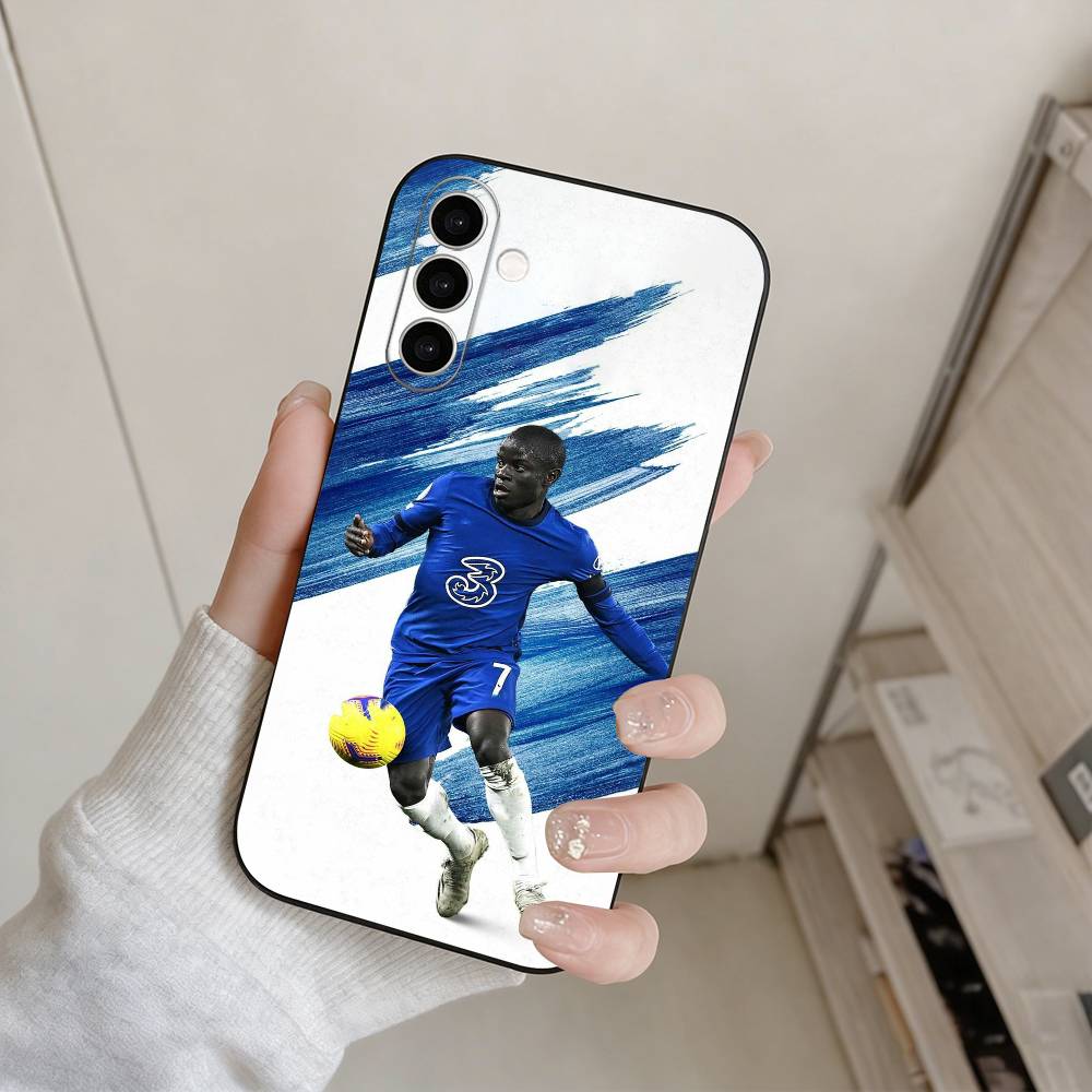 Engolo Kante Phone Case For Samsung Galaxy A73,A72,A71,A70,A53,A52,A51,Others Soft Black Cover