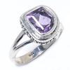 Natural Pink Amethyst Gemstone Handmade 925 Sterling Silver Gift Ring S.7 C2y26