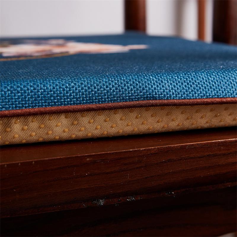 Chinese Style Cushion Mahogany Furniture Sofa Seat Cushion Taishi Circle Chair Tea Chair Non-slip Back Cushion