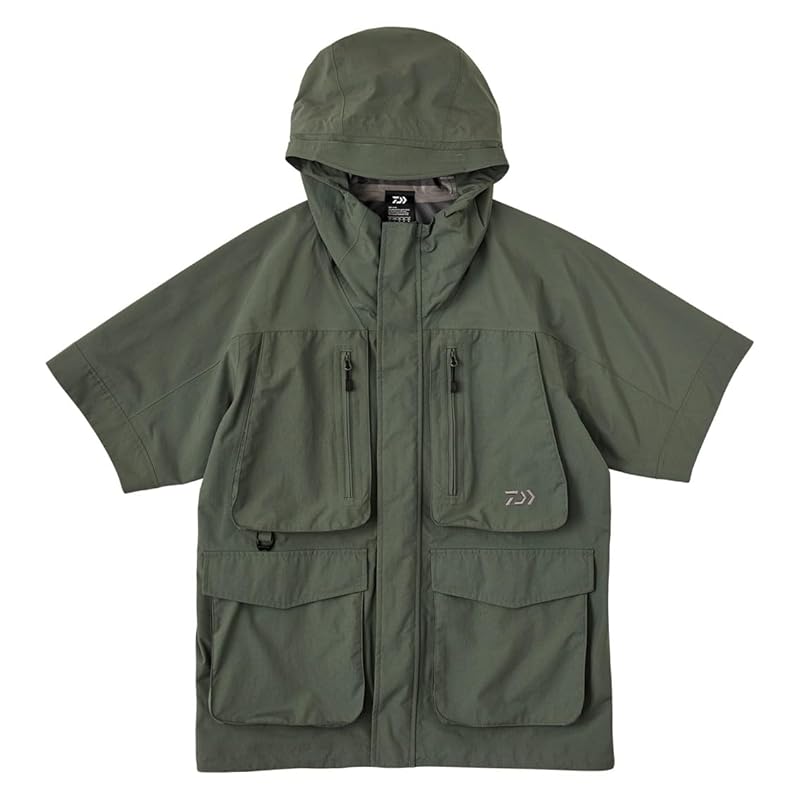 

[DAIWA] stream short sleeve rain jacket DR-2724J ash green
