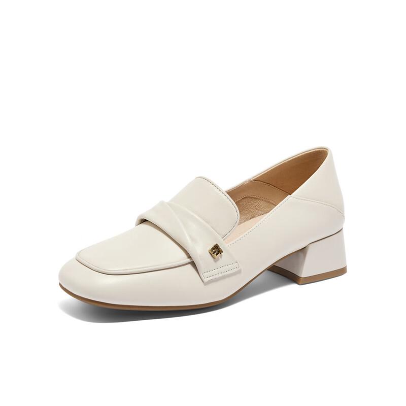 SENDA Women s Fashion Chunky Heel Pumps EU 36