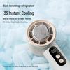 High-Speed Portable Ice Pack Cooling Fan with Superconducting Porcelain Blade