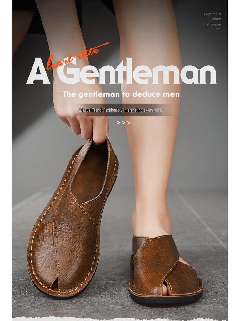 In Stock: Plus Size Men's Sandals – 2025 Summer Lightweight Trend for Outdoor Beach