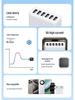 PISEN Multi-Port USB Charger: Fast Charging Desktop Plug for Apple & Android Devices