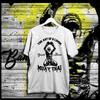 Muay Thai Martial Arts White T-Shirt Thailand Sak Yant Thaibox Art of Limbs, XL