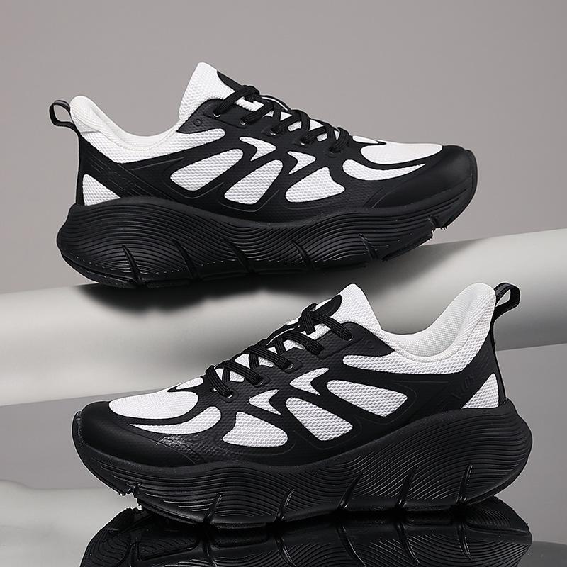 Fashion Women's Orange Sneakers Breathable Mesh Sneakers for Women Shoes Outdoor Thick Sole Sports Shoes Spring Casual Tennis Shoes