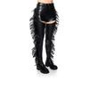 Damen Overknee Stiefel Schuhe mit runder Zehenpartie Nachtclub Tanz Damenschuhe Lange Stiefel Übergröße