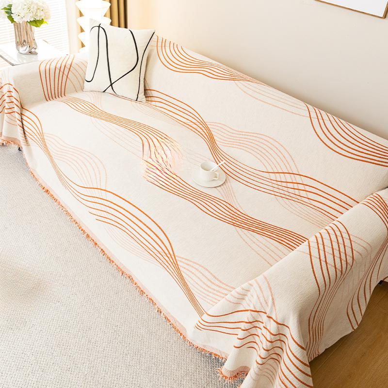 

Чехол для дивана из шенилла, новогодний, зимний, утолщенный, простой, кожаный чехол для дивана, осенне-зимняя, теплая подушка для дивана 180*130cm