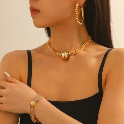 A Three-Piece Jewelry Set for Women