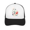Vibrant Hummingbird Wildflower Botan Mesh Baseball Cap Casual Hat Outdoor For Womens Unisex FeUnisex