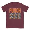 Unisex Kvinnor Grafiskt Tryckt Team Punch Punch the monkey Babyapa som Håller Gosedjur T-shirt Bomulls-T-shirts Kläder