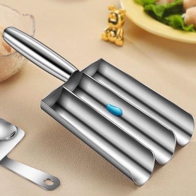 Stainless Steel Meatball Scoop Maker Meatball Shape Ball Maker Fish Ball Meatball Mold Shrimp Slider Croquette Mold Tool