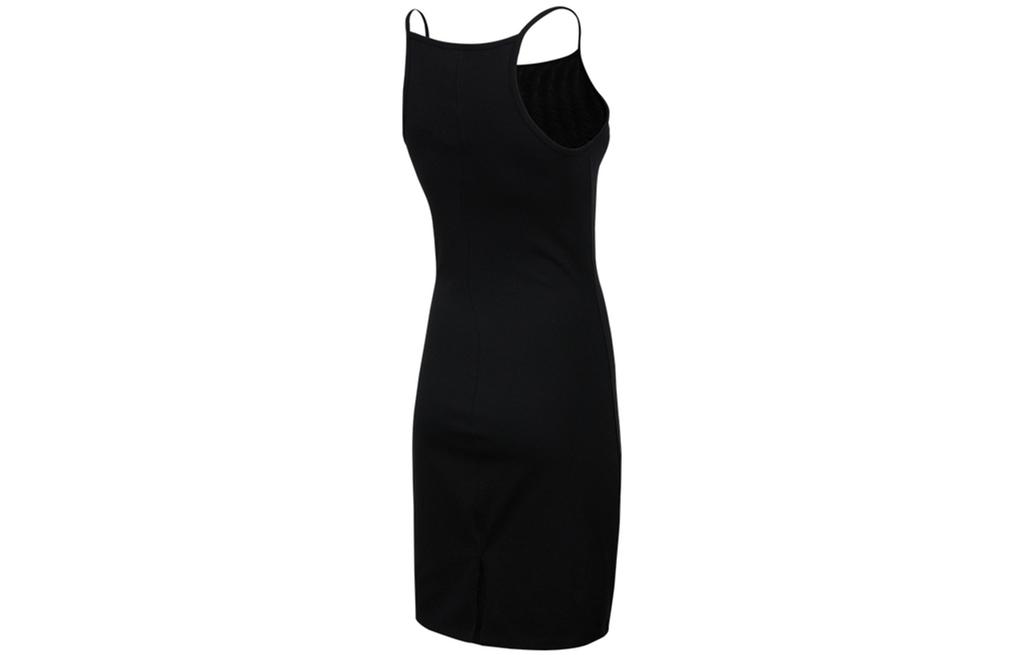 Nike Vestidos Lenceros Mujer Cuello Cuadrado Negro Finos Longitud Media CZ9843-010