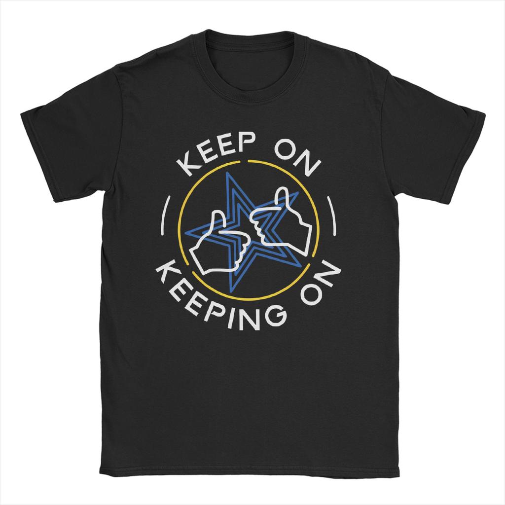 Death Stranding Keep On Keeping On T Shirt Men Women Pure Cotton for Male TShirts Tees Short Sleeve Clothing Graphic Printed