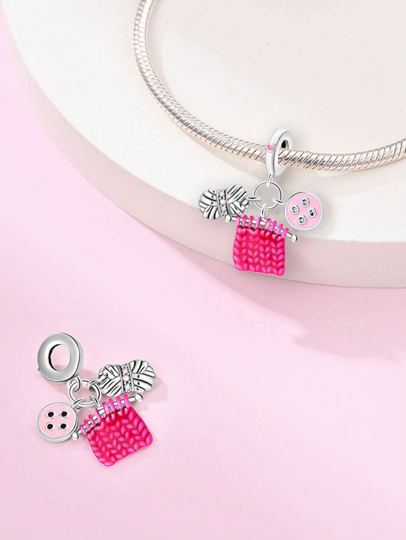 

Charm Bead Charms Plata Coffee Strawberry Jam Cocoa Beans Bead Charms copper Plated Compatible With Charm Bead Charms Authentic Bracelets for Jeweller