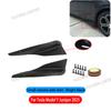 For Tesla Model Y Juniper 2025 Rear Bumper Spoiler Lip Carbon Fiber Wing Trim Anti-crash Diffuser Side Skirt Wrap Angle Splitter