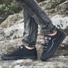Fashion Men's Business Casual Shoes Cowhide Leather Dress Shoes Running Hiking Flats Plus Size