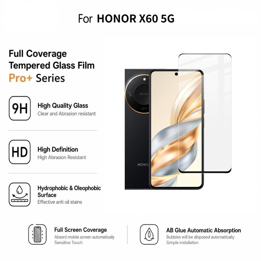 For Honor X60 5G Film IMAK Pro+ Full Coverage Tempered Glass