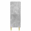 Sideboard Concrete Grey 66 x 34.5 x 95 cm Engineered Wood