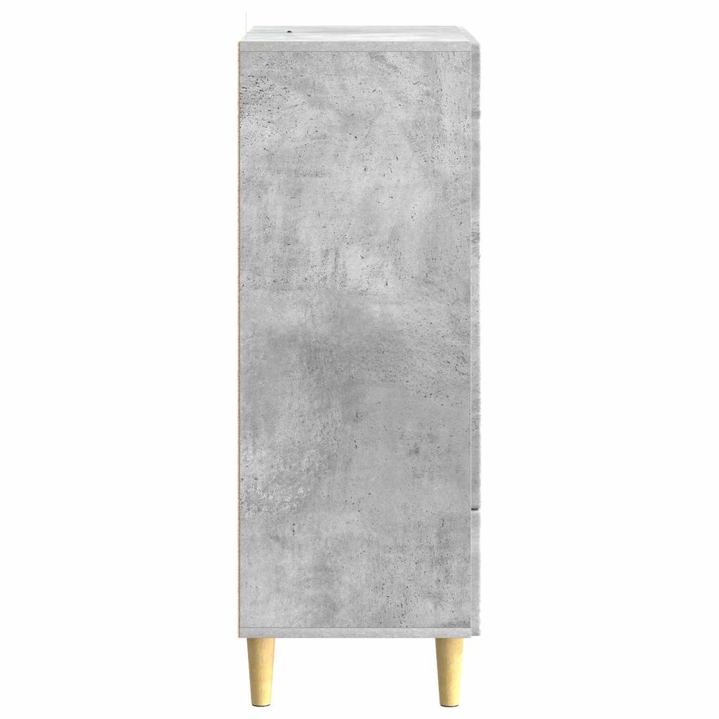 Sideboard Concrete Grey 66 x 34.5 x 95 cm Engineered Wood