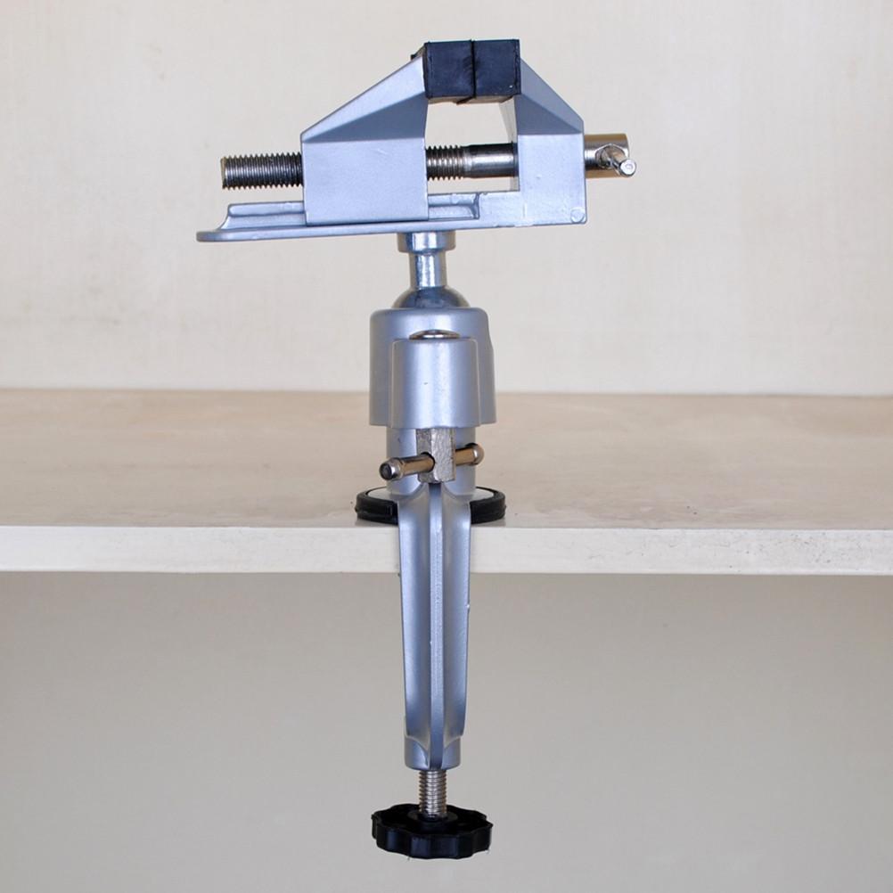 Mini Aluminum Bench Vise Clamp 30Mm Portable Lightweight Flat Table Clamp for Woodworking Jewelry Carving Milling Vise