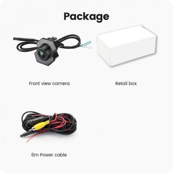 170° AHD 720P/CVBS Front View Camera For Chevrolet Cruze Captiva Sonic Orlando