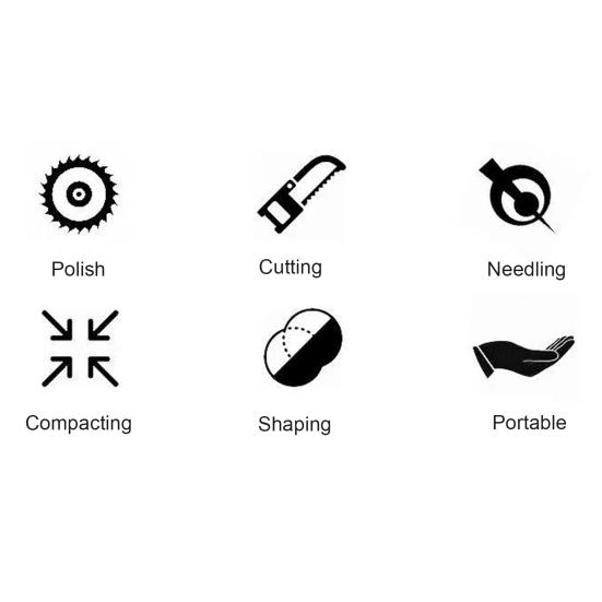 Biljardkø-reparasjon Pool-kø-spissformer Lett bærbar multifunksjonell bassengkø-spissformer biljardkø-spiss-reparasjonsverktøy