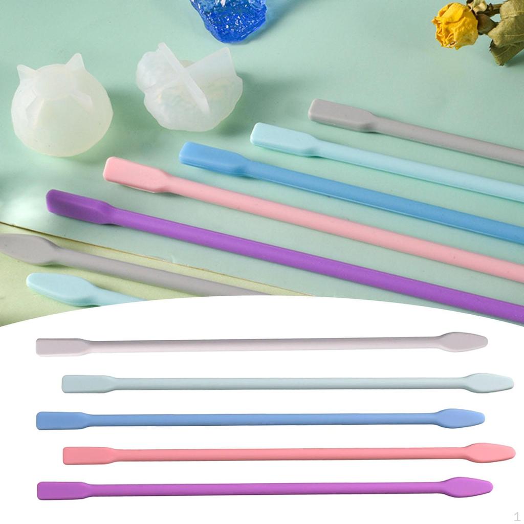 5 Pack of Silicone Tools for Epoxy and Liquid Mixing