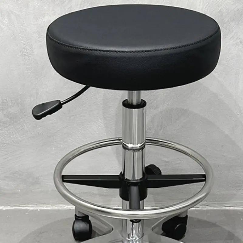 Chair Foot Rest Rings Anti Slip Steel Base Footrest Easy Setups Modern Living Room Office Stool Accessory Y5GB
