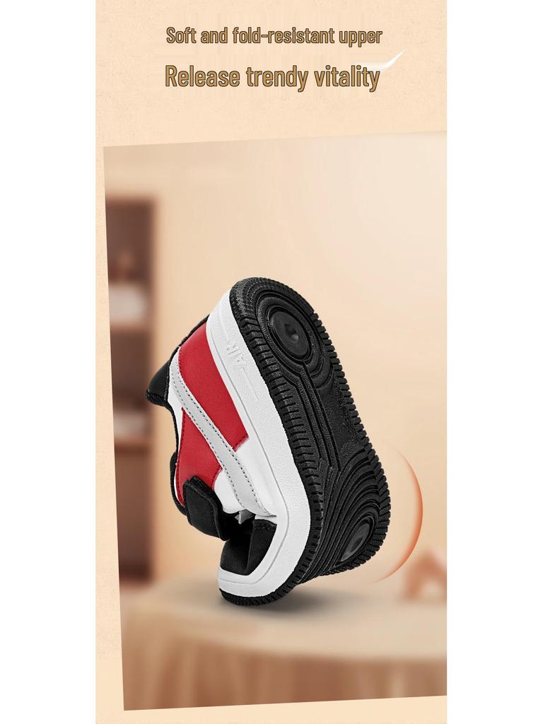 2025 Autumn Genuine Leather Skate Shoes - Breathable Casual Sports Shoes for Boys & Girls, Middle & Big Kids