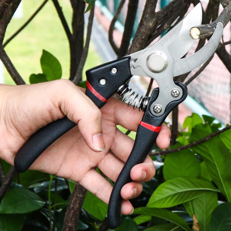 Garden & Orchard Pruning Shears Zinc-Aluminum Alloy SK5 Heavy-Duty Branch Lopper Flower & Fruit Picking Scissors