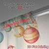 2pcs,Curtains Christmas Ornaments Santa Claus Watercolor (3) Modern Curtains Polyester Easy Install Curtains Gifts Perfect for