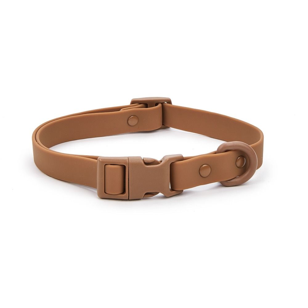 Adjustable Waterproof Dog Collar Elastic Webbing Safety Buckle Chain Fashion Pet Collar  Walking