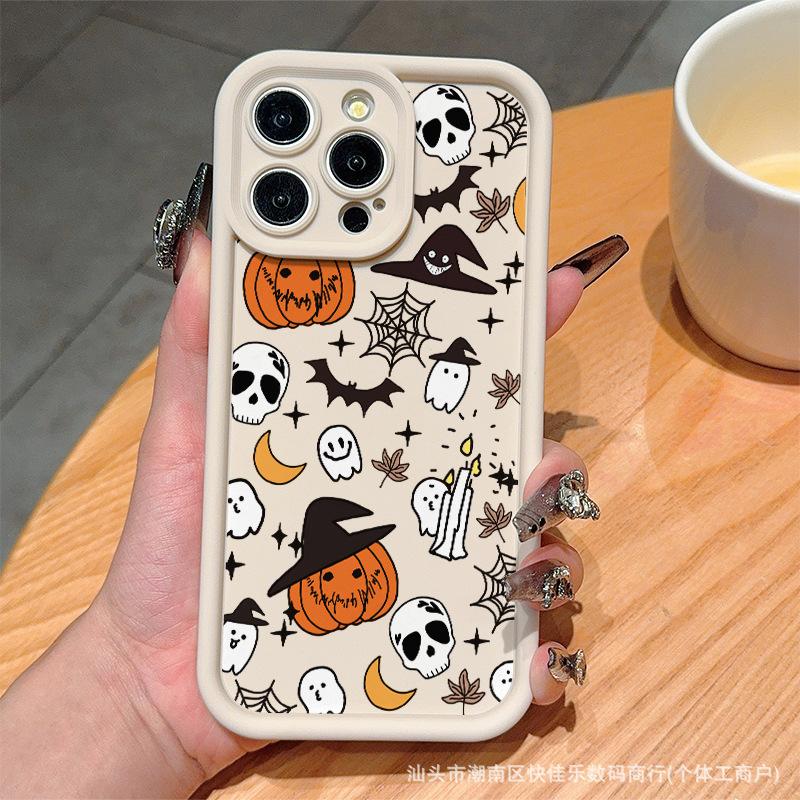 Trend pumpkin for Apple 15 all-inclusive iPhone16 anti-drop 13/12/11 PROMAX mobile phone case 14PLUS