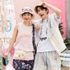 New Era SS22 Gradient Print Loose Shorts Unisex Shorts Blue 13280271