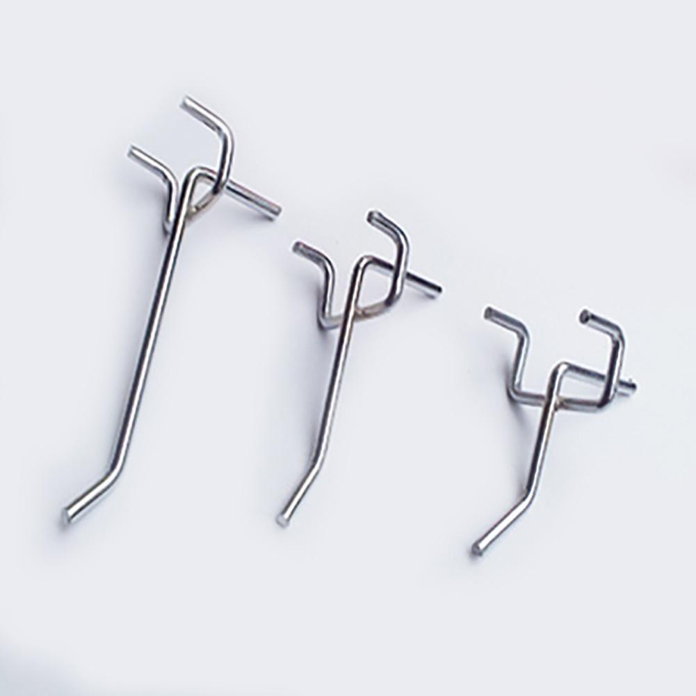 

10Pcs Wall Mount Home Shelving Accessories Easy Install Hanging Tool Garage Workshop Pegboard Hooks Manganese Steel Heavy Duty. Bronze