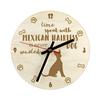 Xoloitzcuintle, Mexican Hairless Dog, Xoloitzquintle - Clock with Dog, Wooden Clock with Engraving, Personalised Clock by