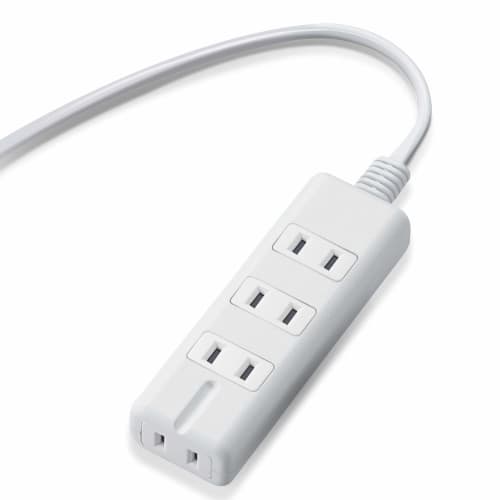 

ELECOM Power Tap Magnet 1m 4 ports (3 pins 1) White T-KM01-2410WH