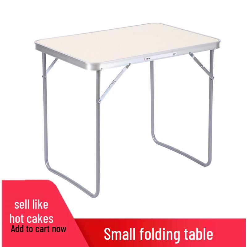 Wowding Portable Aluminum Folding Table for Outdoor, Street Vendor, and Home Dining