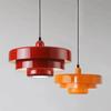 Nordic LED Pendelleuchte Macaron Kohlenstoffstahl Aluminium Weiß Dunkelgrün Orange Beleuchtung Für Restaurant Wohnzimmer Leuchte