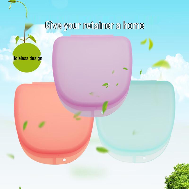 Portable Dental Retainer and Aligner Storage Case