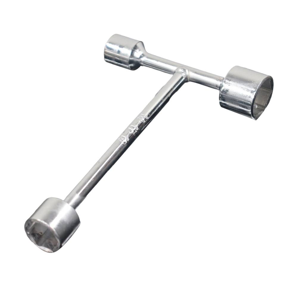 Chrome Vanadium Steel 3 Way Socket T Handle Wrench Tri-fork Tool