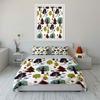 Forest animals and trees. Print Bedding Set 1 Duvet Cover 2 Pillowcases for Adult and Children Luxury Gift Full Size