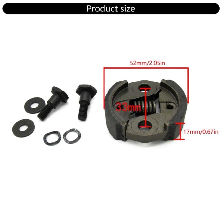 Trimmer Clutch Brush Cutter Part 33cc 34cc Grass Mower Parts Tools Metal Replacements Lawnmower Hardware Adapter