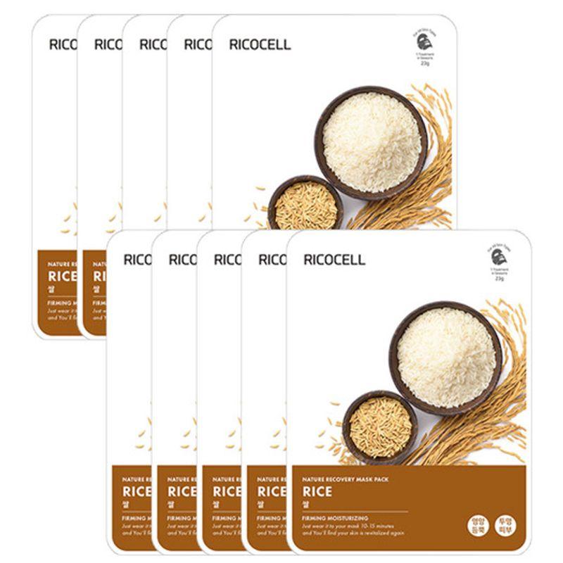 

Nature Coverage Увлажняющая нежная маска-пак с рисом 23 г x 10 листов