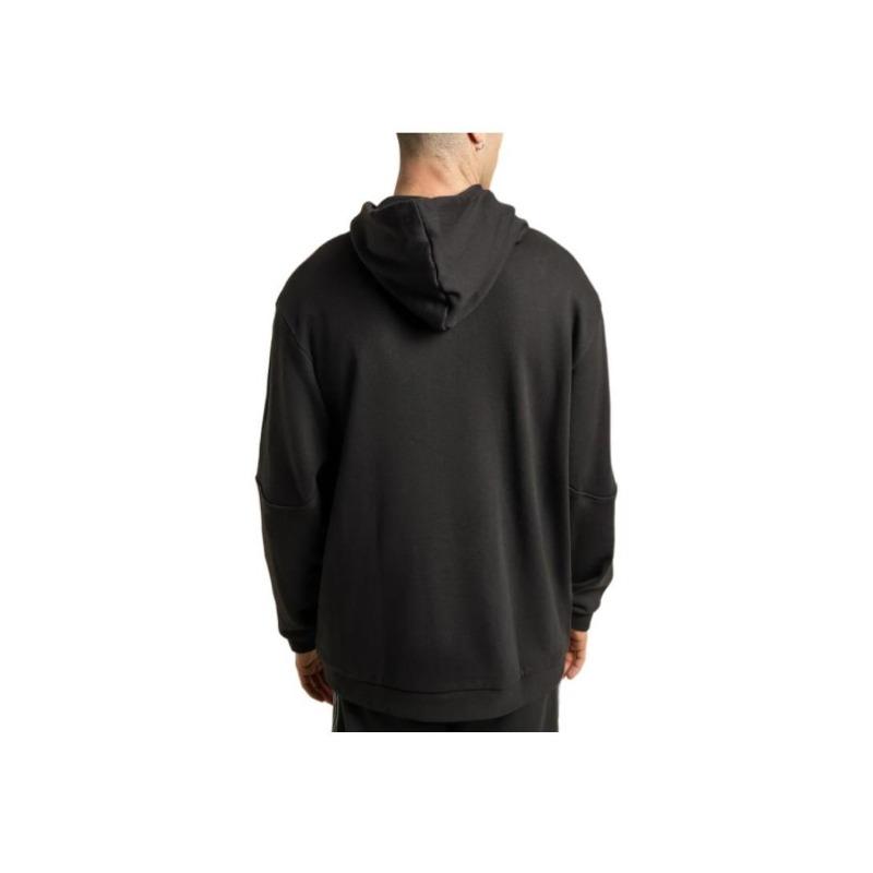 Adidas Originals Sprt Series Three-Stripe Hoodie, Men Comfort Casual Long Sleeve Black Hoodies GN2470