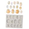 Silicone Relief Mould With Lifelikes Lady Head Sculpture Ideal For Jewelry And Decorative Arts