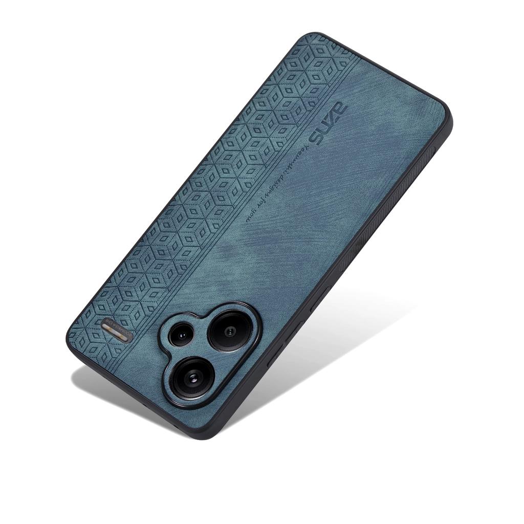 Do Xiaomi Redmi Note 13 Pro Plus tylna obudowa Skin Feel Shockproof Leather Case Soft Funda do Redmi Note 13 Pro Plus